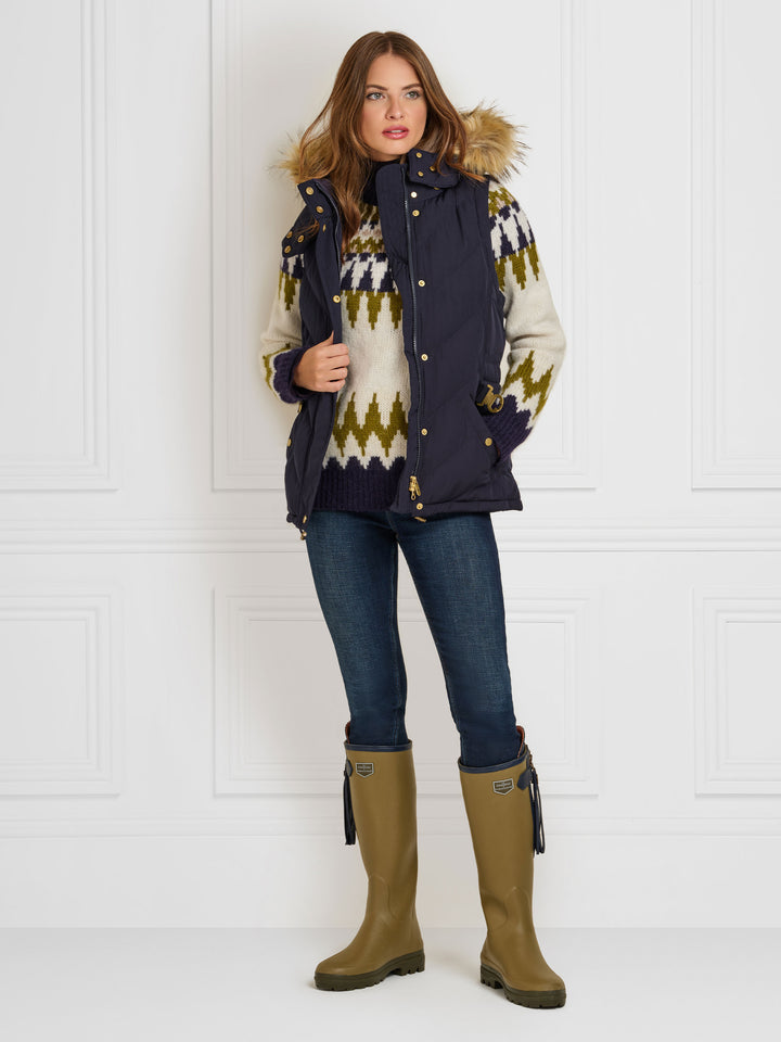 The Charlotte
Women's Padded Gilet - Navy