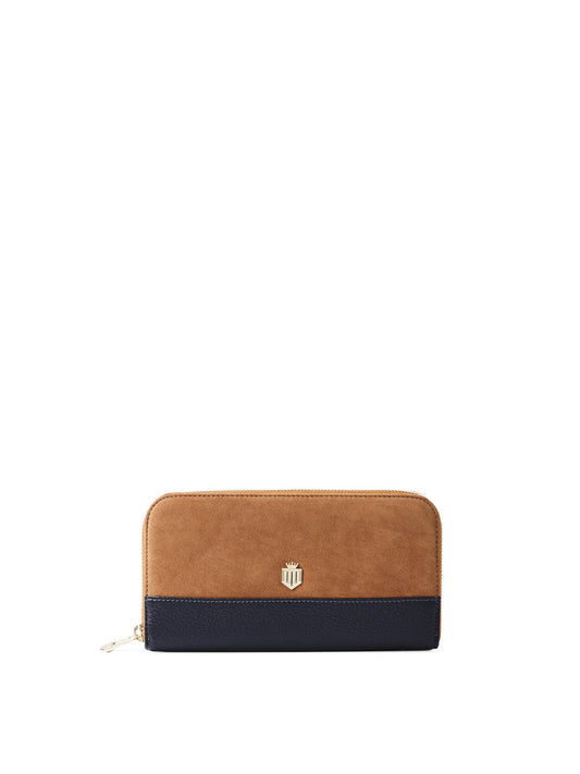 The Salisbury Women’s Purse Tan & Navy