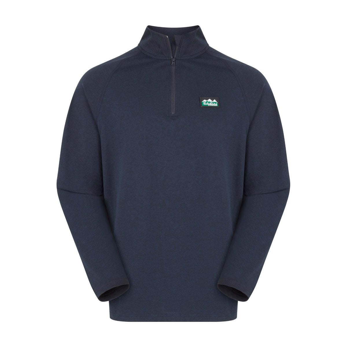 Men’s Baseline Pull on Zip Top Navy Marl