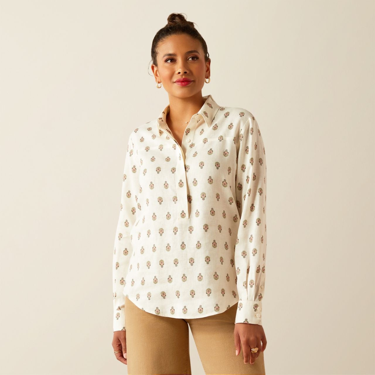 Pocklington motif shirt