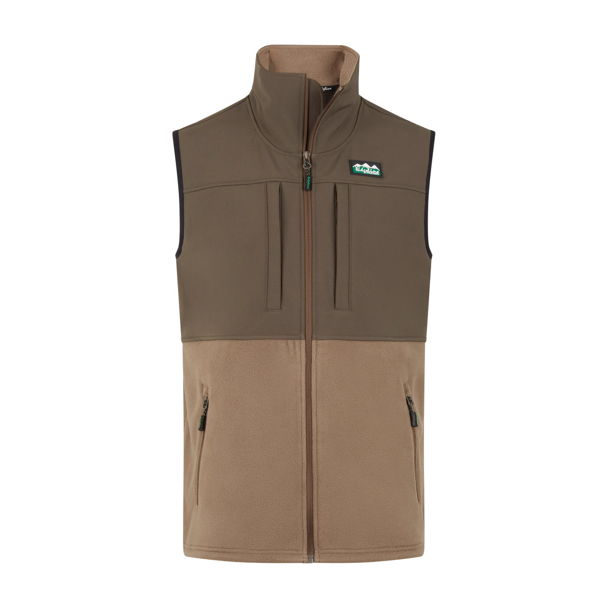 Hybrid Fleece Vest light bark