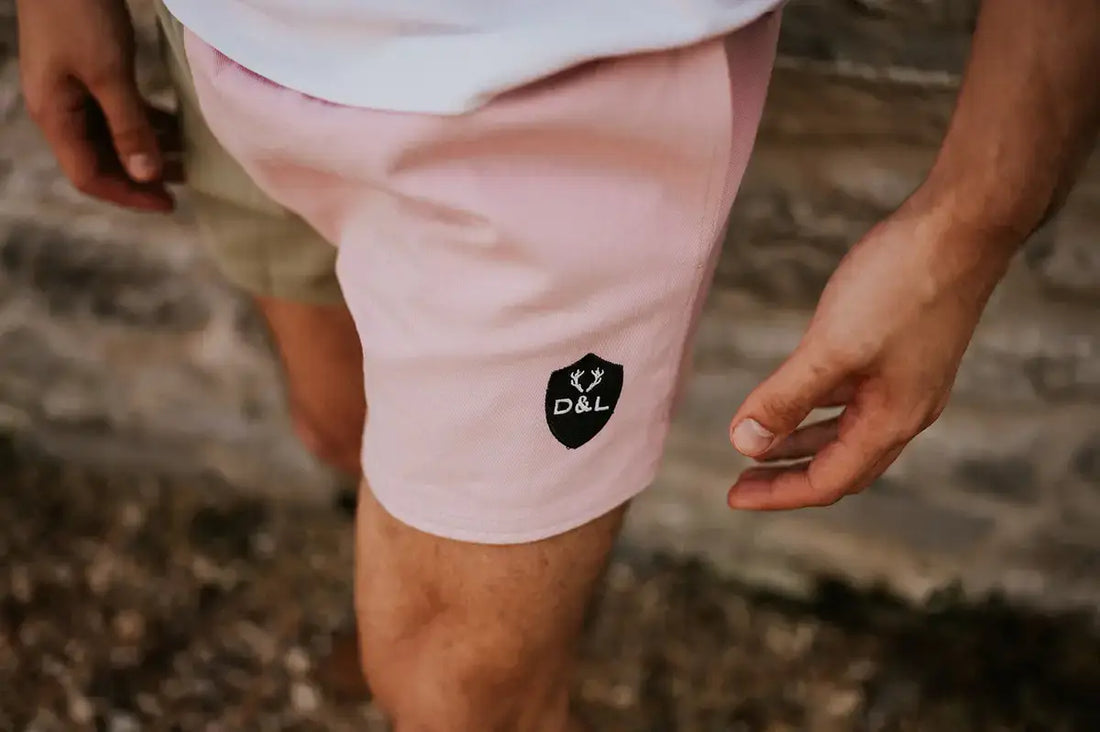 Unisex Pink & Green Shorts