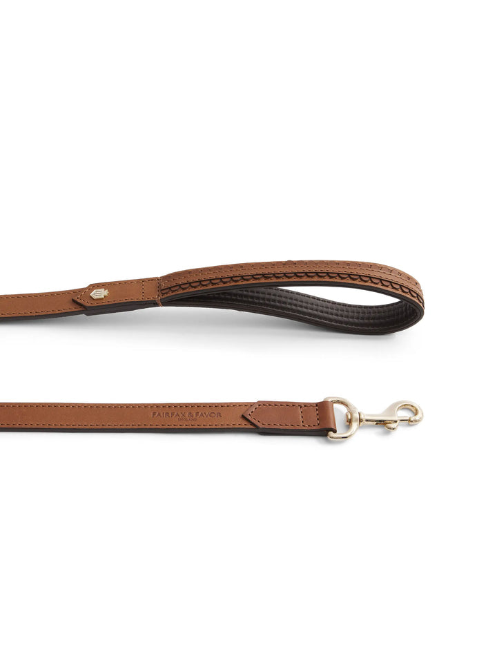 Bakewell Tan Leather Dog Lead