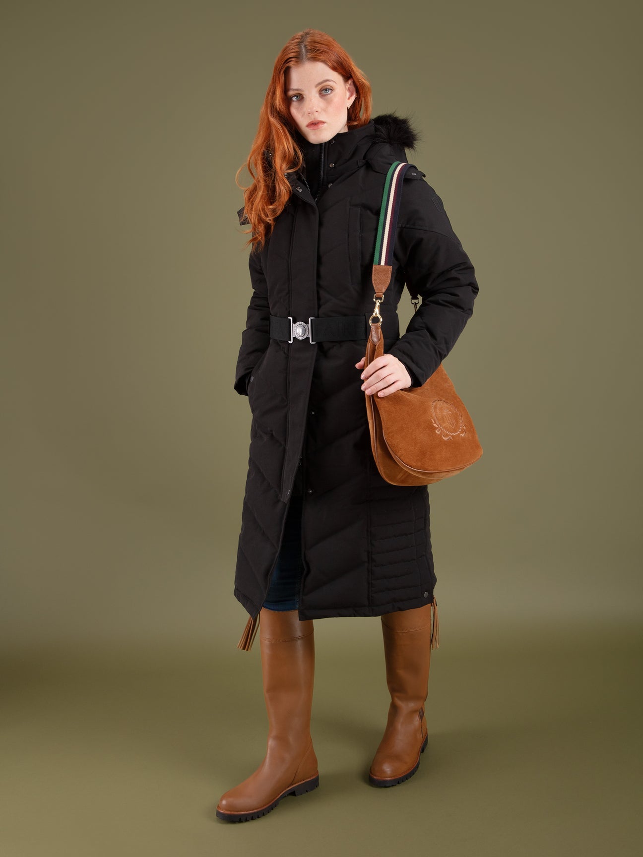 The Charlotte
Women's Padded Long Coat - Black