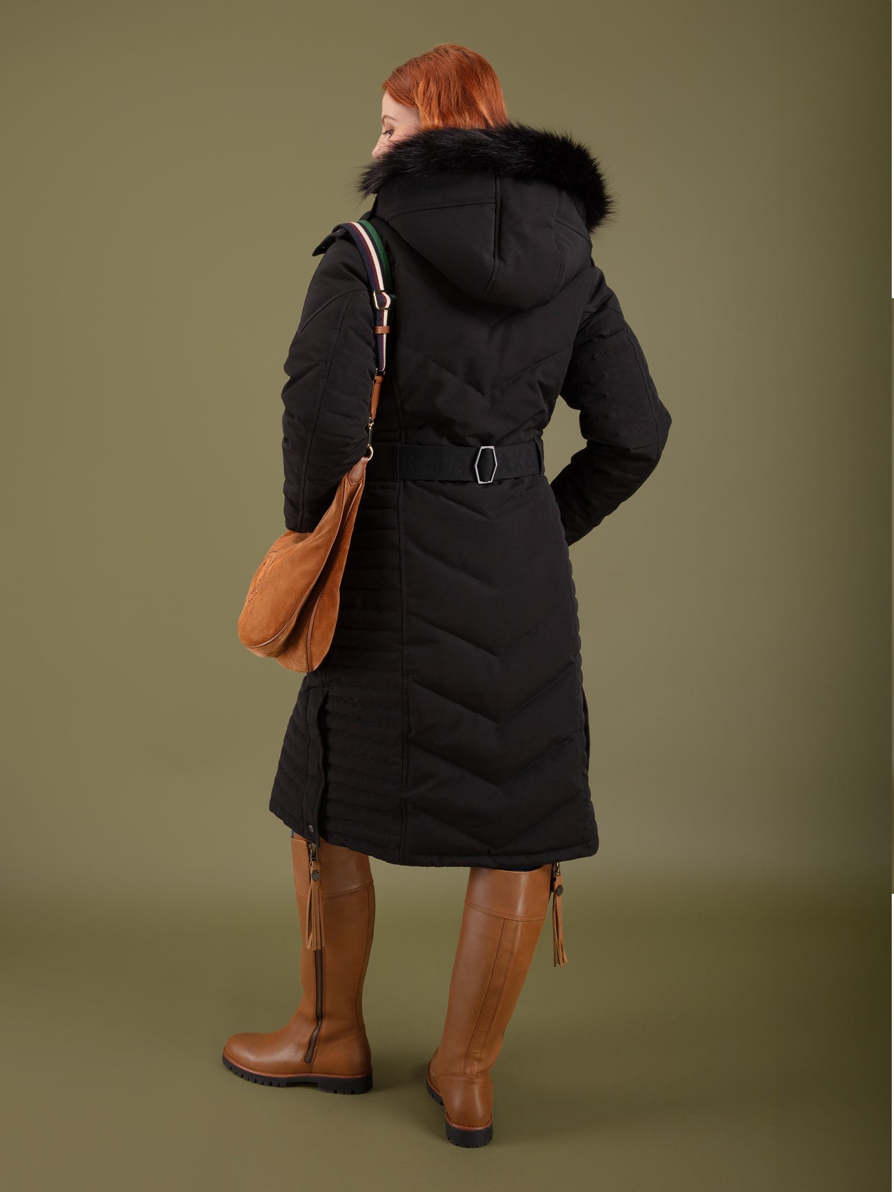 The Charlotte
Women's Padded Long Coat - Black