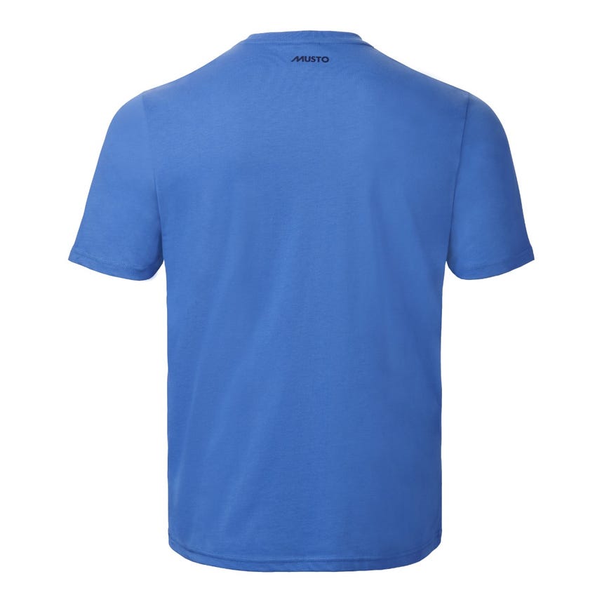 Logo Short Sleeved T-shirt Nebula Blu