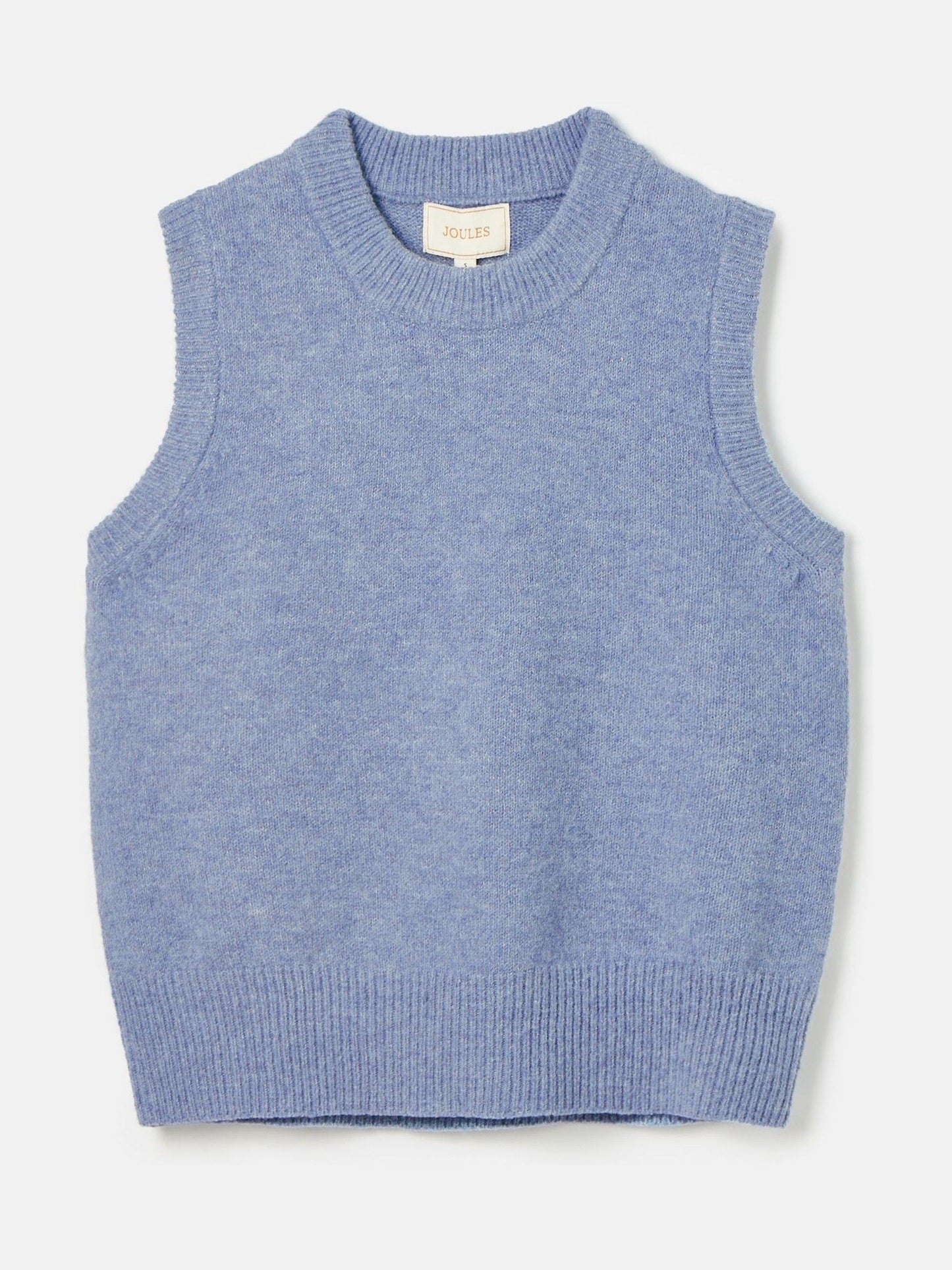 Holly Light Blue Regular Fit Knitted Vest