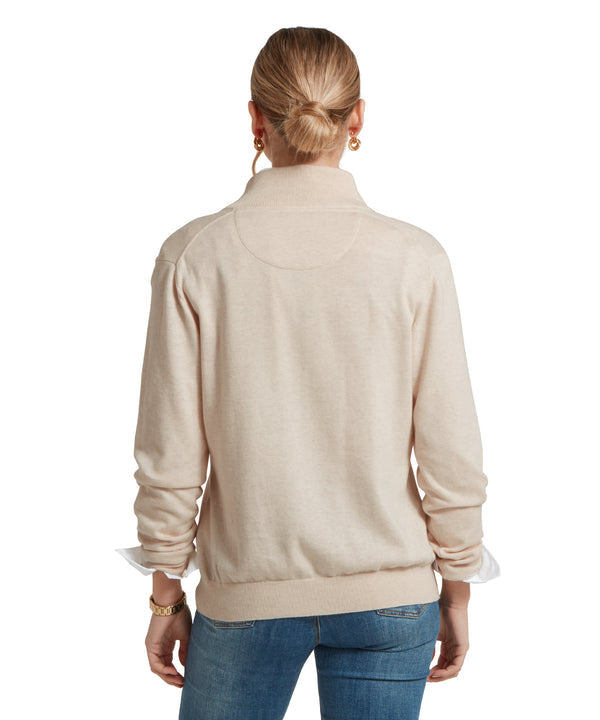 Polperro Pima Cotton Quarter Zip