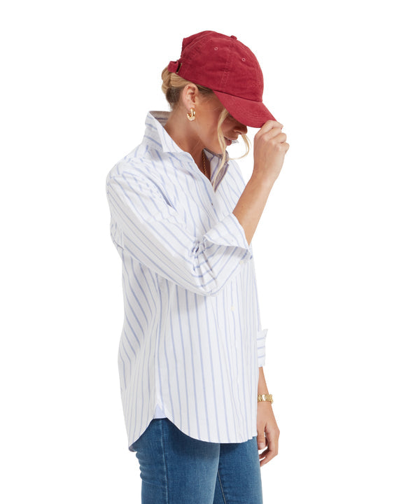 Walberswick Oxford Shirt Blue Stripe