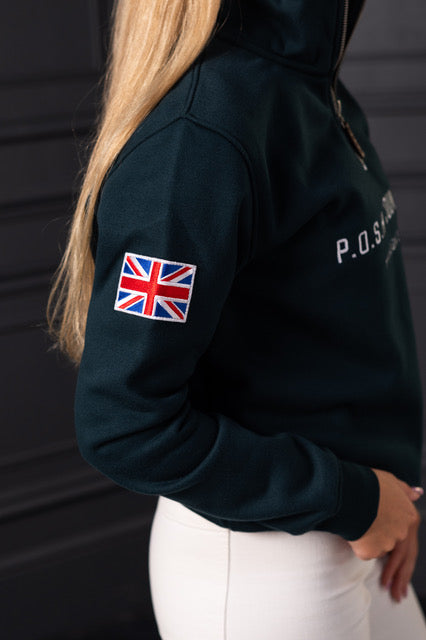 The Tidal 1/4 Zip Epsom Green