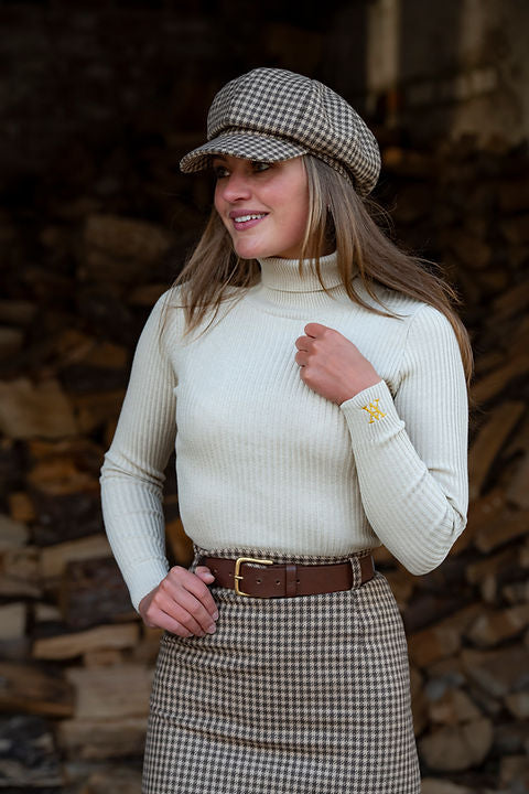 Elizabeth Roll Neck Oatmeal