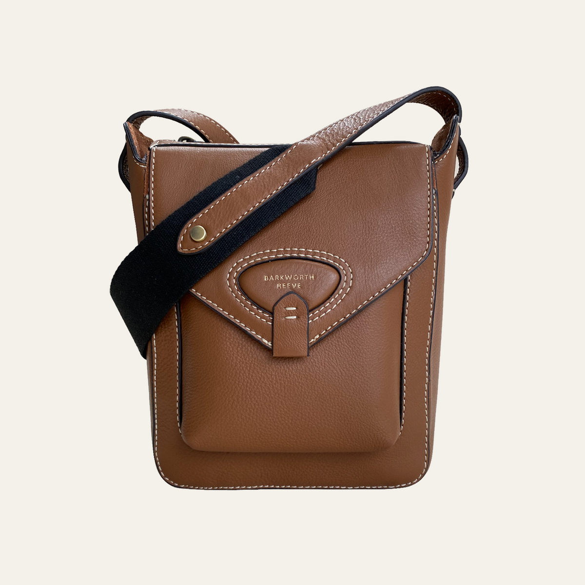 Hackthorn Leather Crossbody Bag Tan