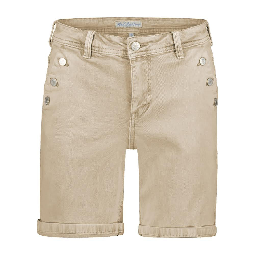 Bibette Denim Shorts - Pebble