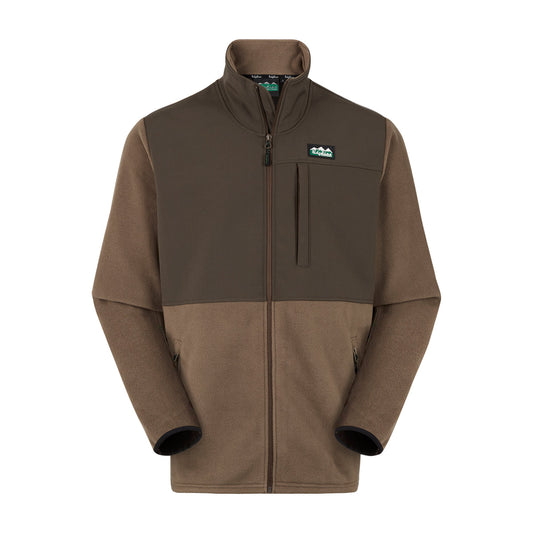 Hybrid Jacket Fleece Light Bark/ Bark