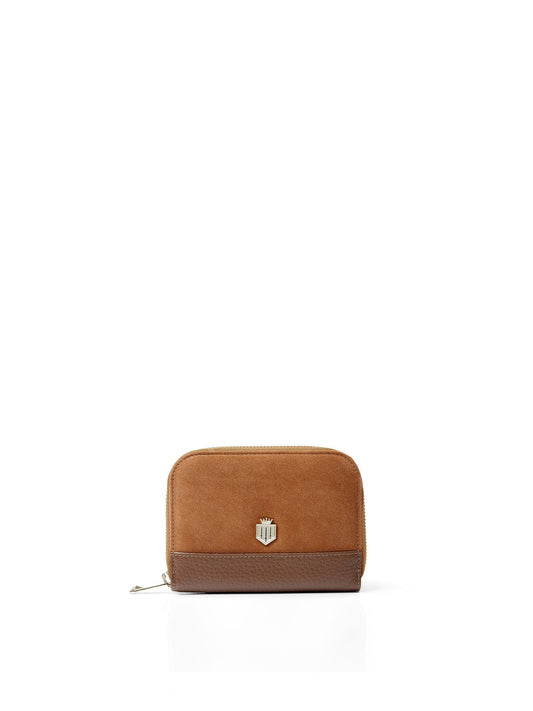 Mini Salisbury Purse - Tan Suede