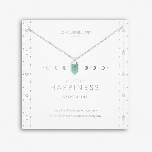 Affirmation Crystal A Little 'Happiness' Necklace
Aventurine
