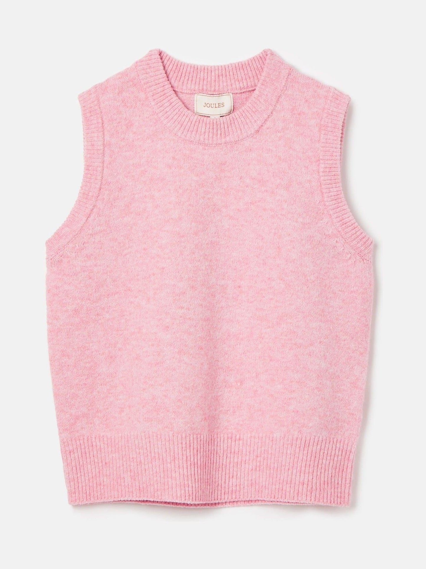 Holly Pink Regular Fit Knitted Vest