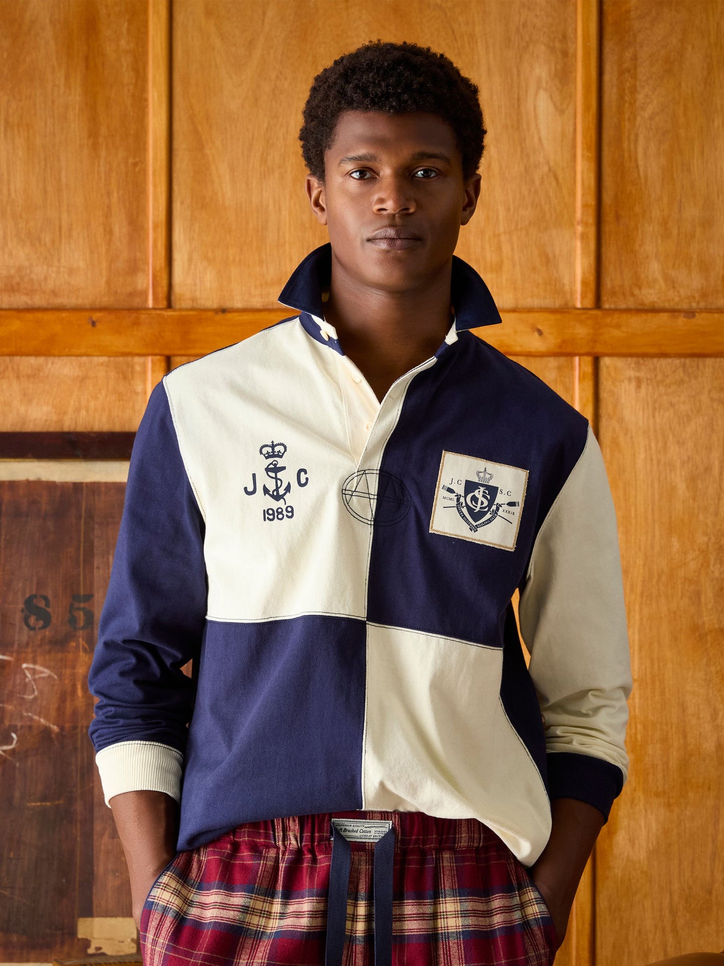 Harlequin Cream/Navy Rugby Club Shirt