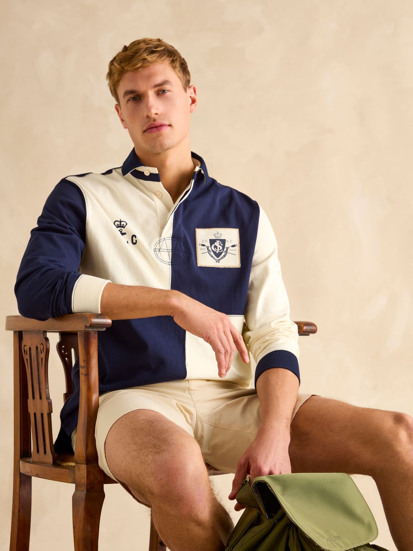 Harlequin Cream/Navy Rugby Club Shirt