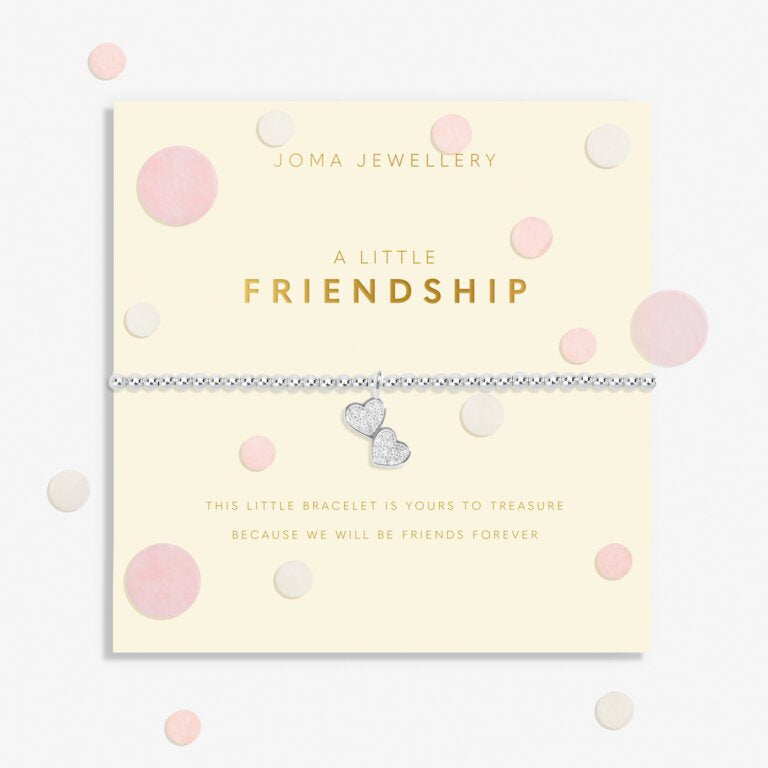 Confetti A Little 'Friendship' Bracelet In Silver Plating