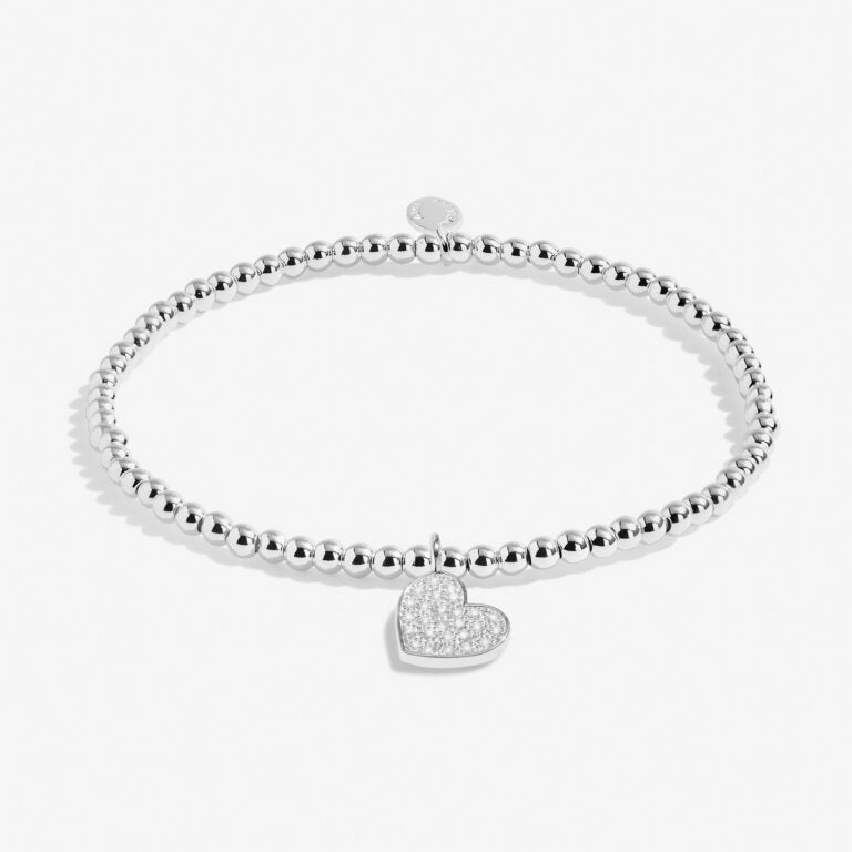 Confetti A Little 'Thank You' Bracelet In Silver Plating