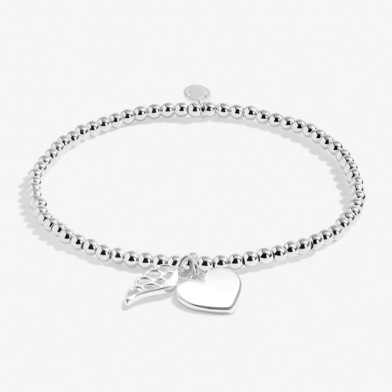 Mother's Day A Little 'Mums Are Angels In Disguise' Bracelet In Silver Plating