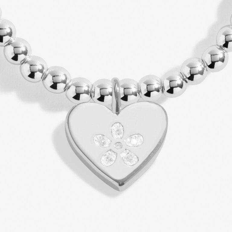 Mother's Day A Little 'If Mums Were Flowers I'd Pick You' Bracelet In Silver Plating