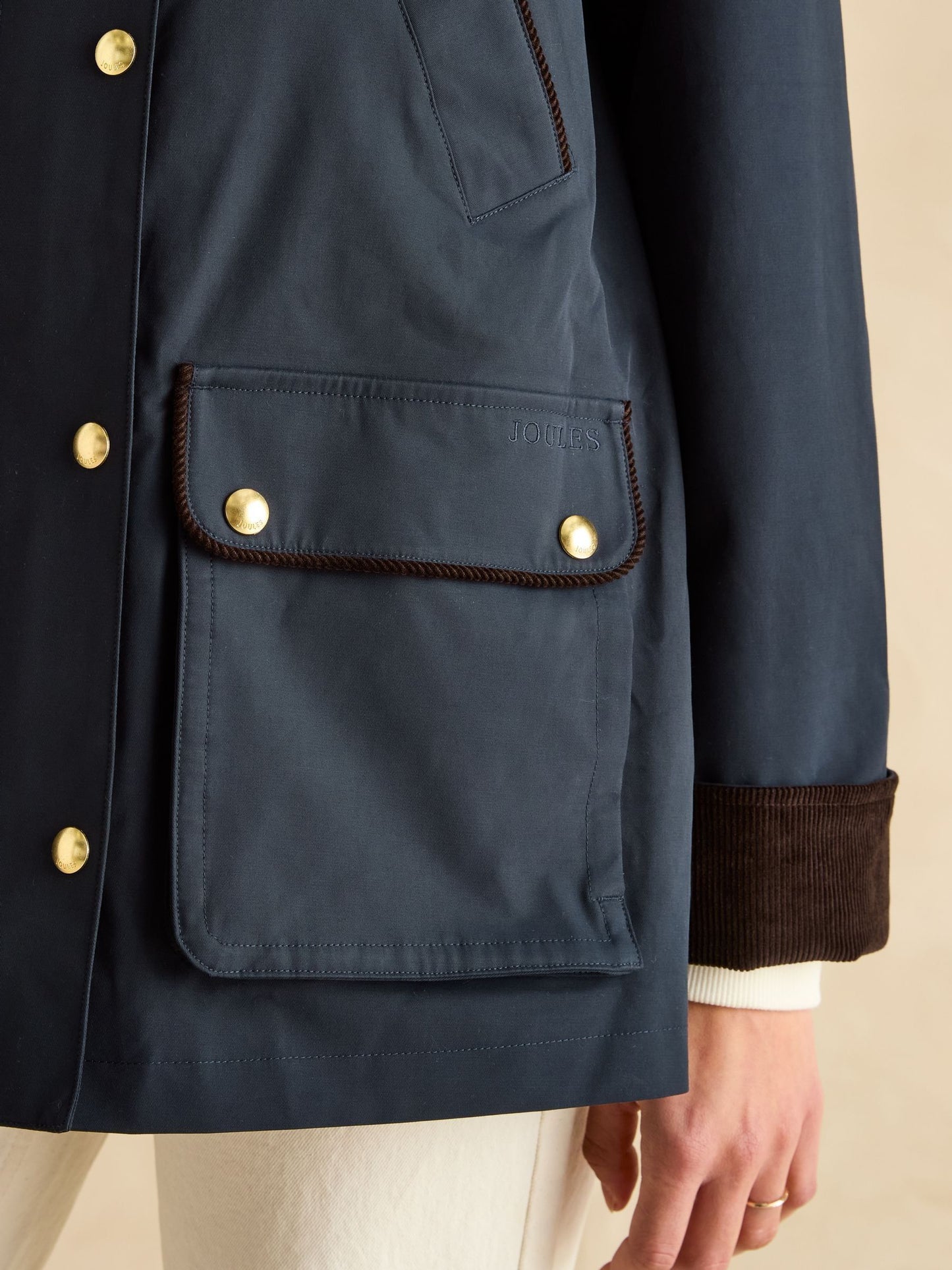 Katherine Navy Waterproof Heritage Coat