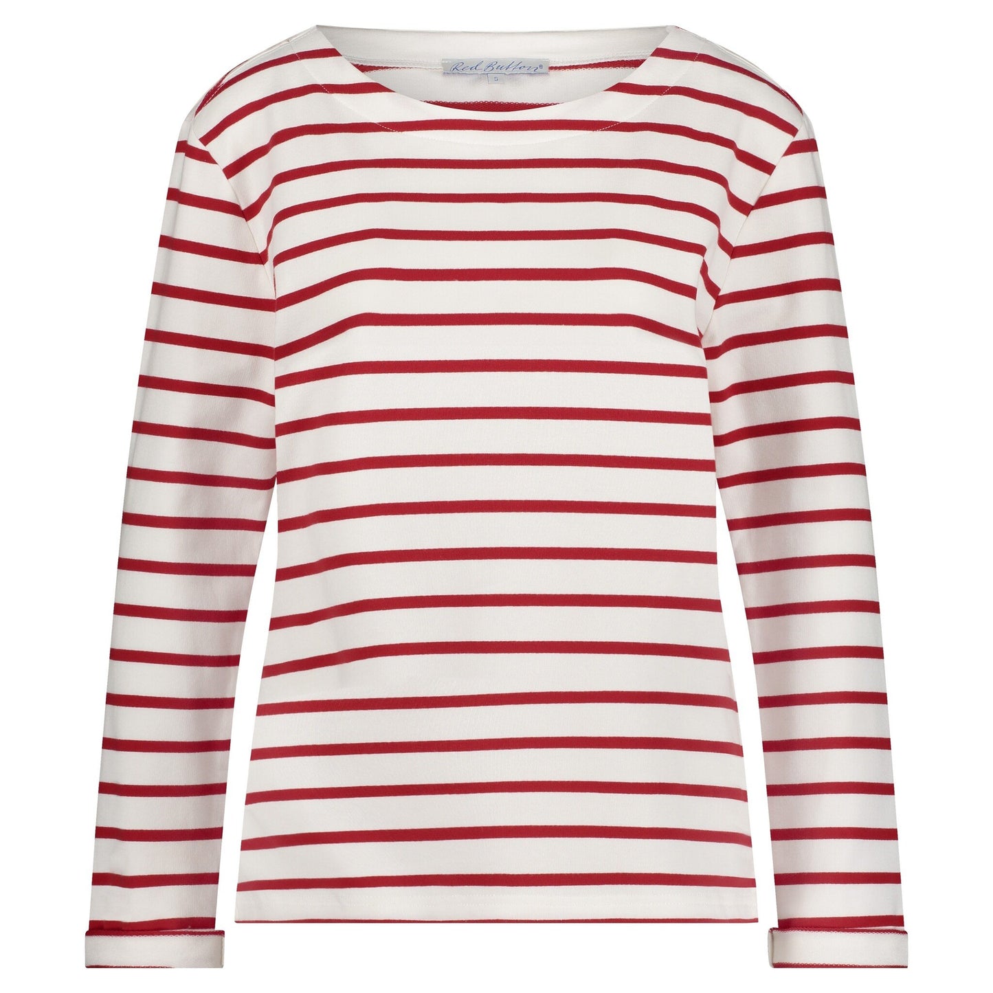 Terry LS T-shirt stripe raspberry