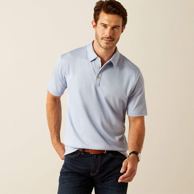 Shaldon Polo  PACIFIC BLUE HEATHER