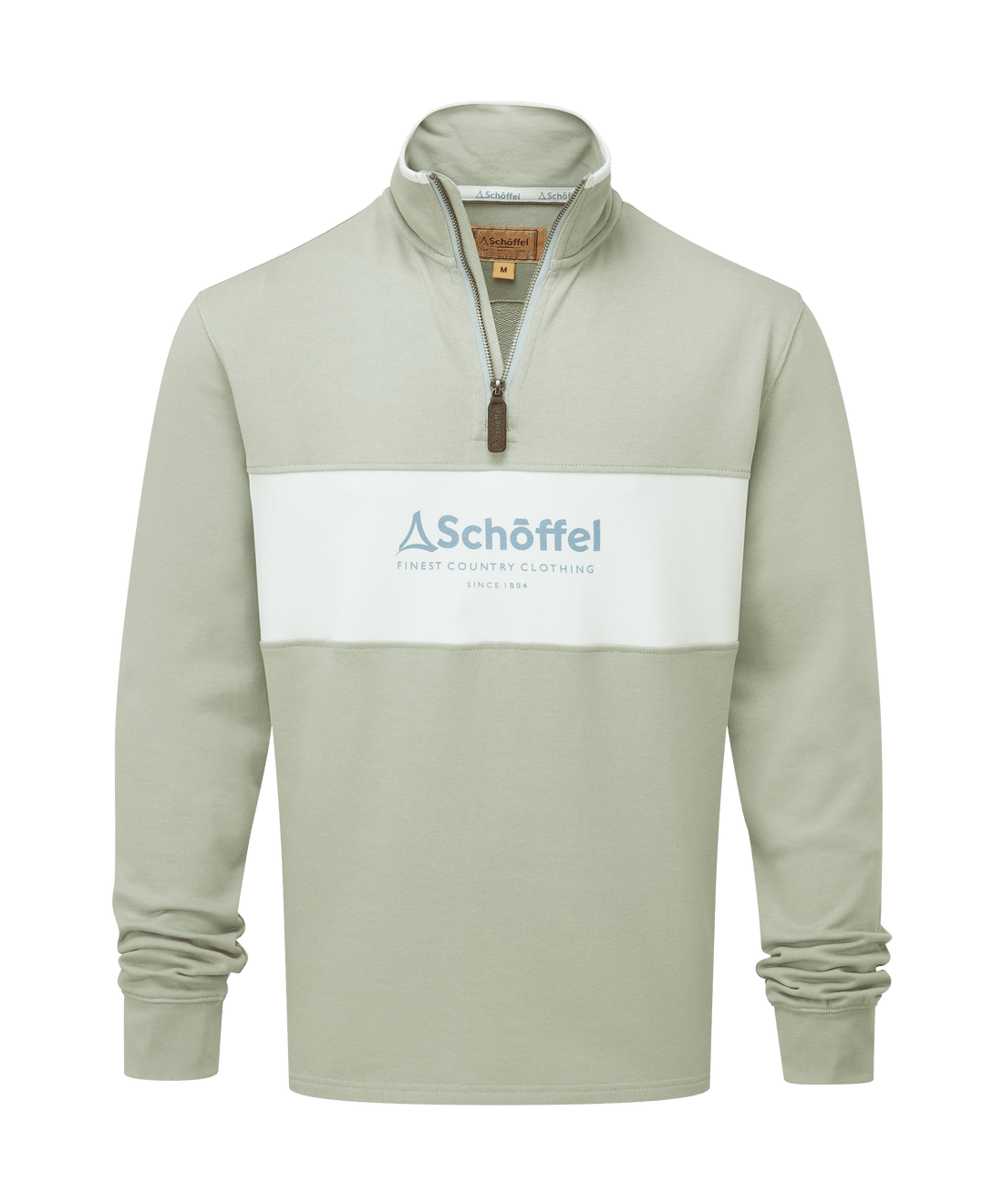 Trencrom Quarter Zip Aqua Grey/Blue Water