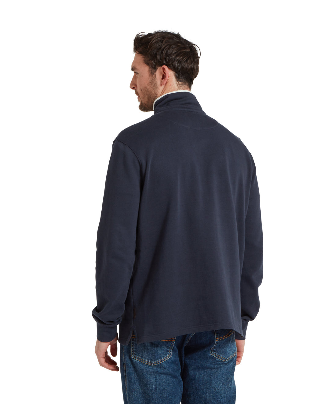 Trencrom Quarter Zip Navy/Stone