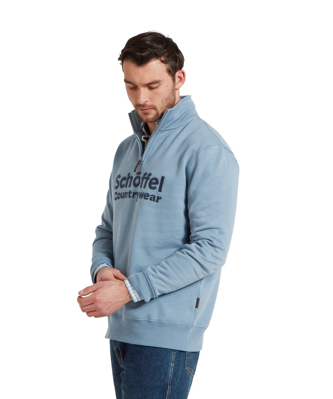 Bude Sweatshirt Pigeon Blue