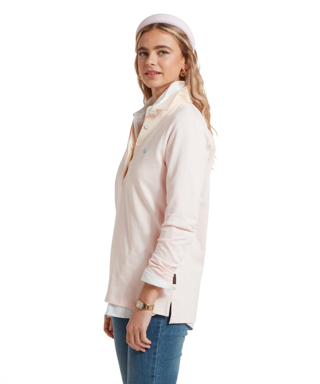 Chapel Porth Rugby Shirt Mauve Blush