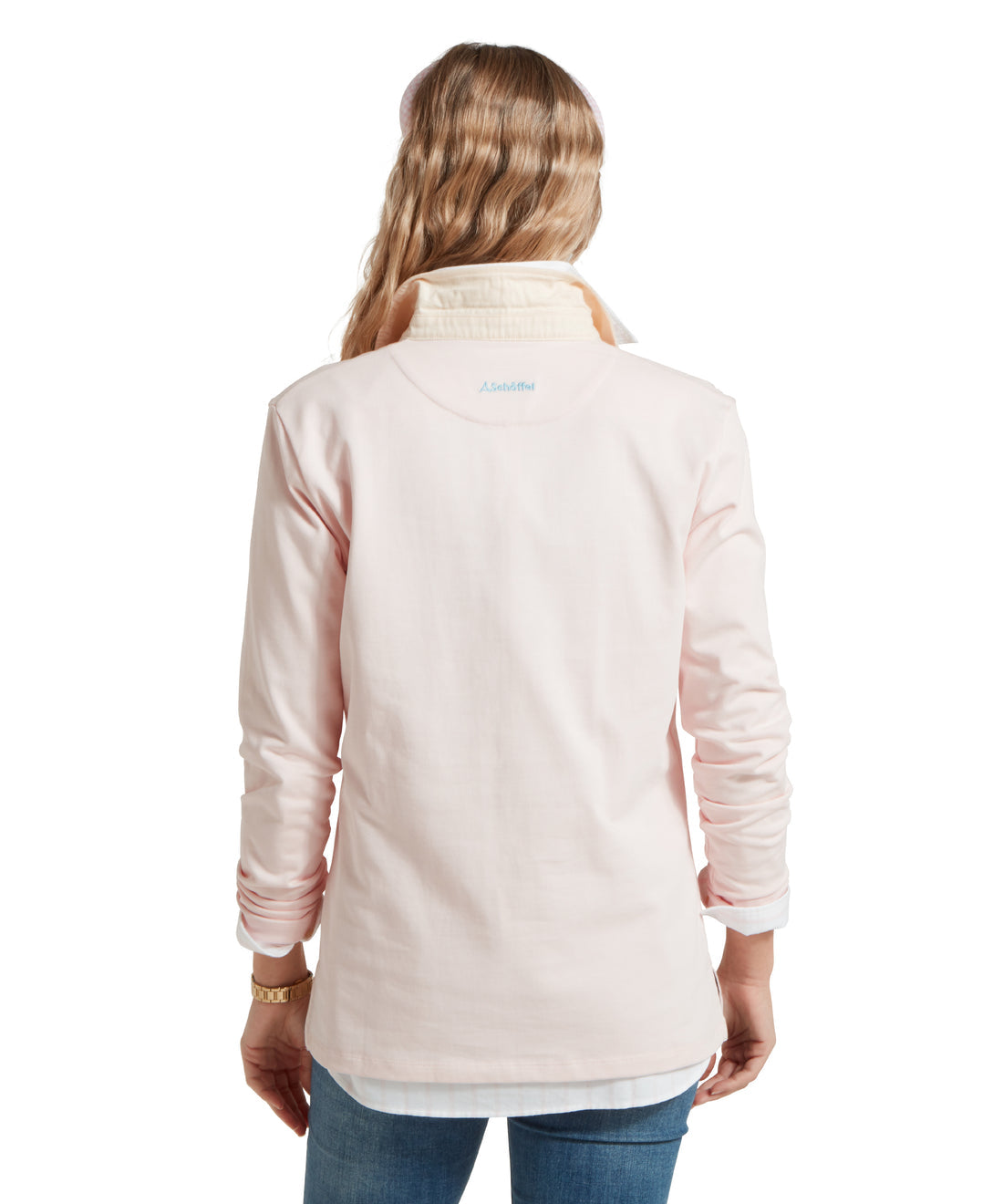 Chapel Porth Rugby Shirt Mauve Blush