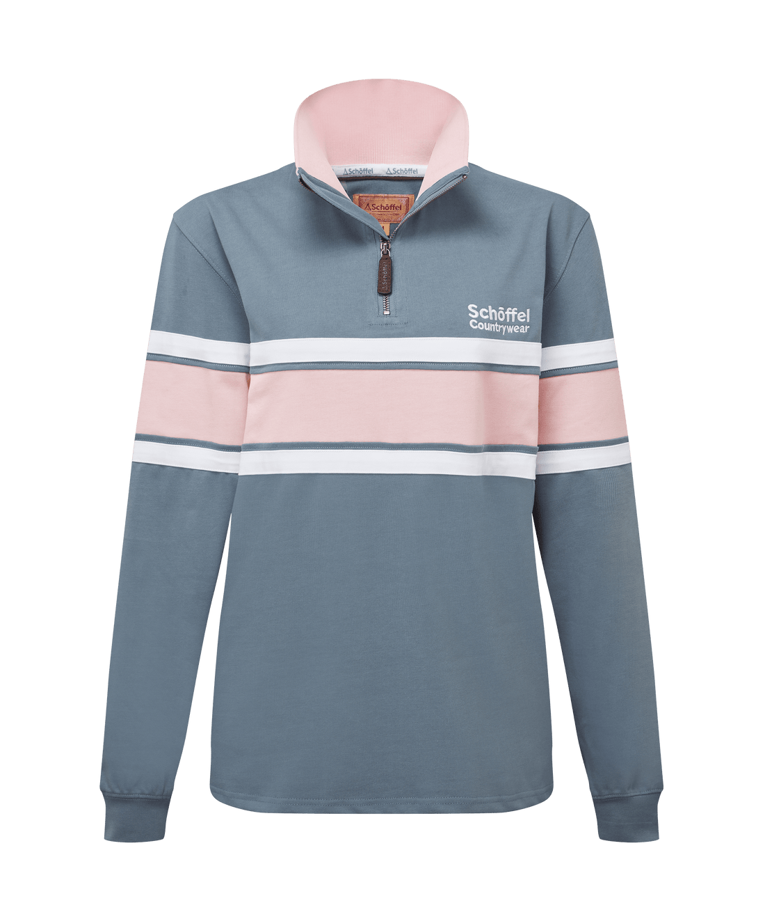 Exmouth Heritage Quarter Zip Dark Pigeon