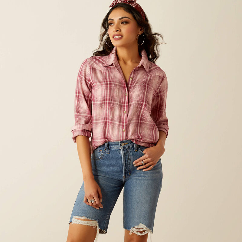 Billie Jean Shirt Delilah Plaid