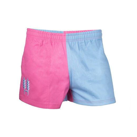 Pink/ Light Blue Harequin Shorts