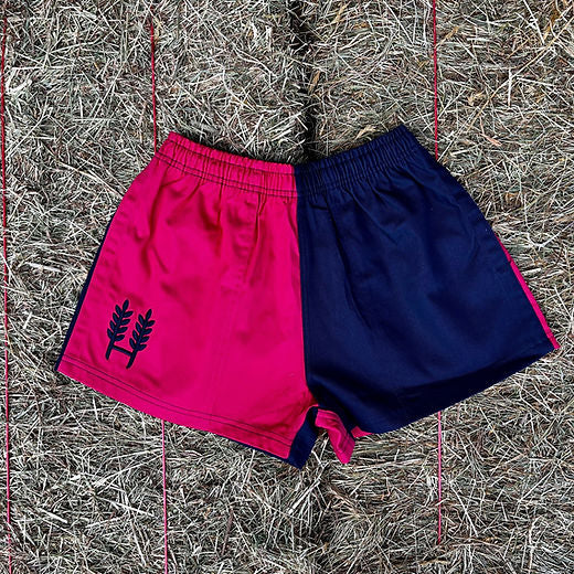 Pink/Navy Harlequin Shorts