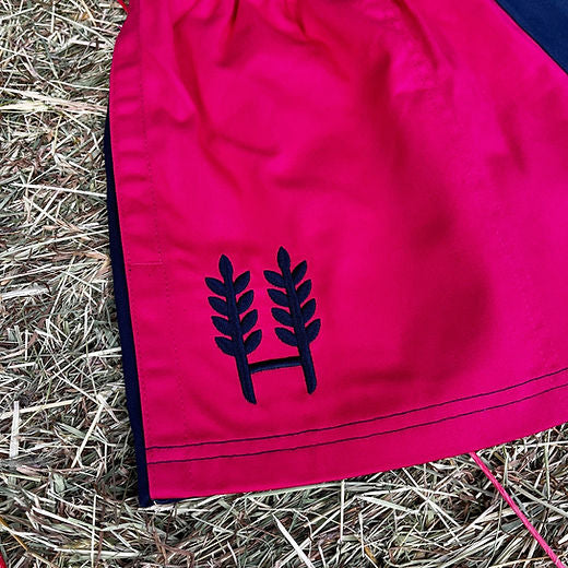 Pink/Navy Harlequin Shorts