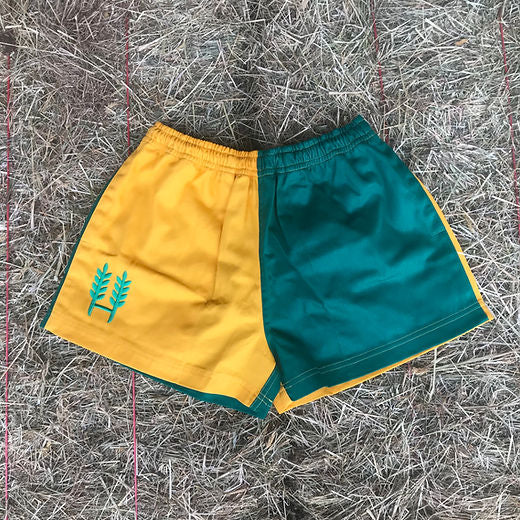 Yellow/Green Harlequin Shorts