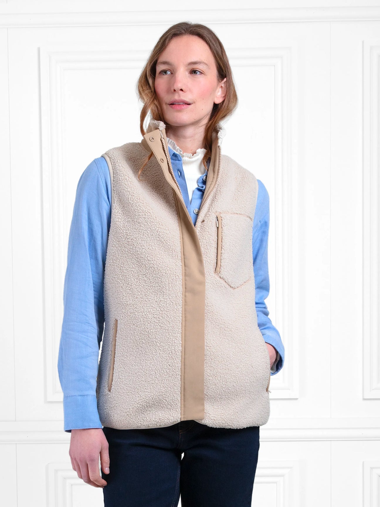 Agnes Gilet Ecru