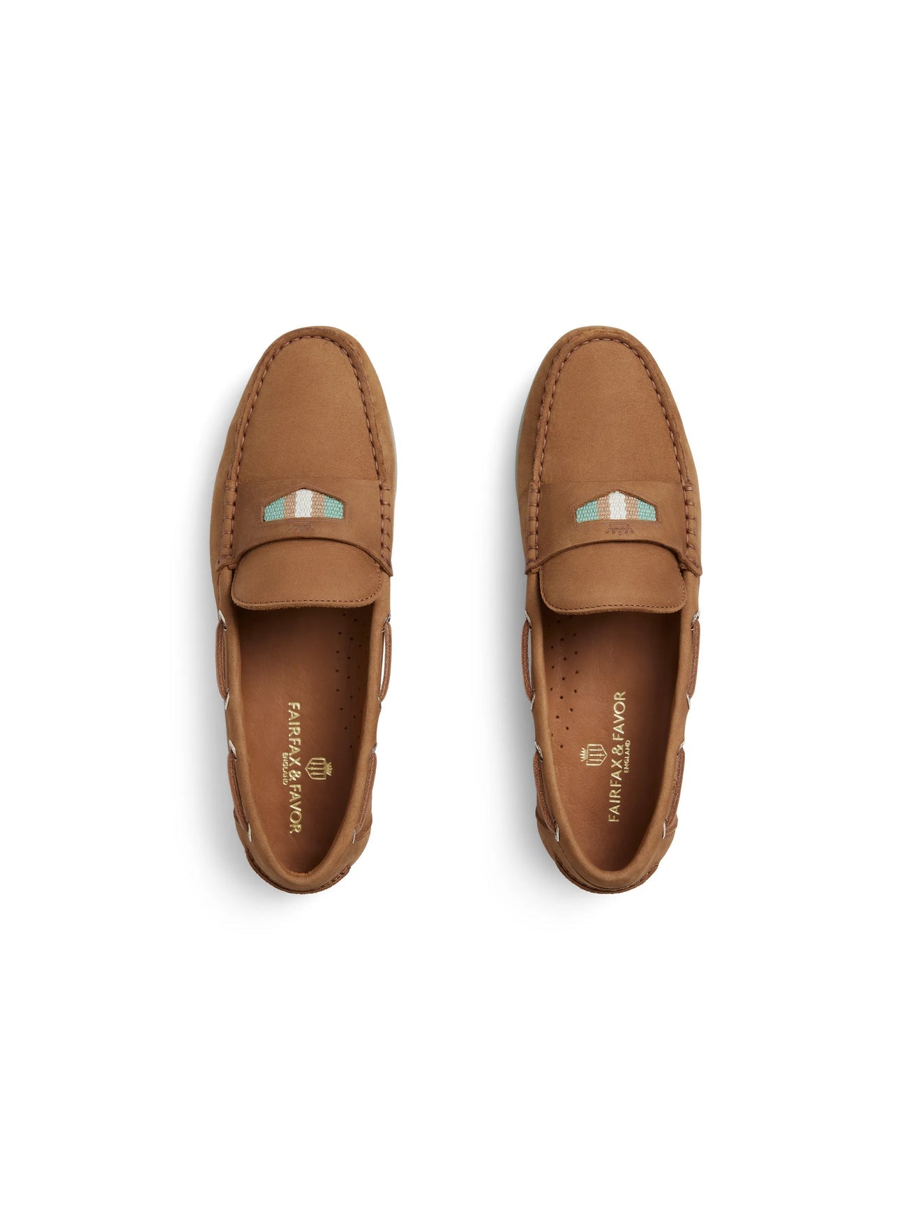 Boston Tan & Mint Deck Shoe