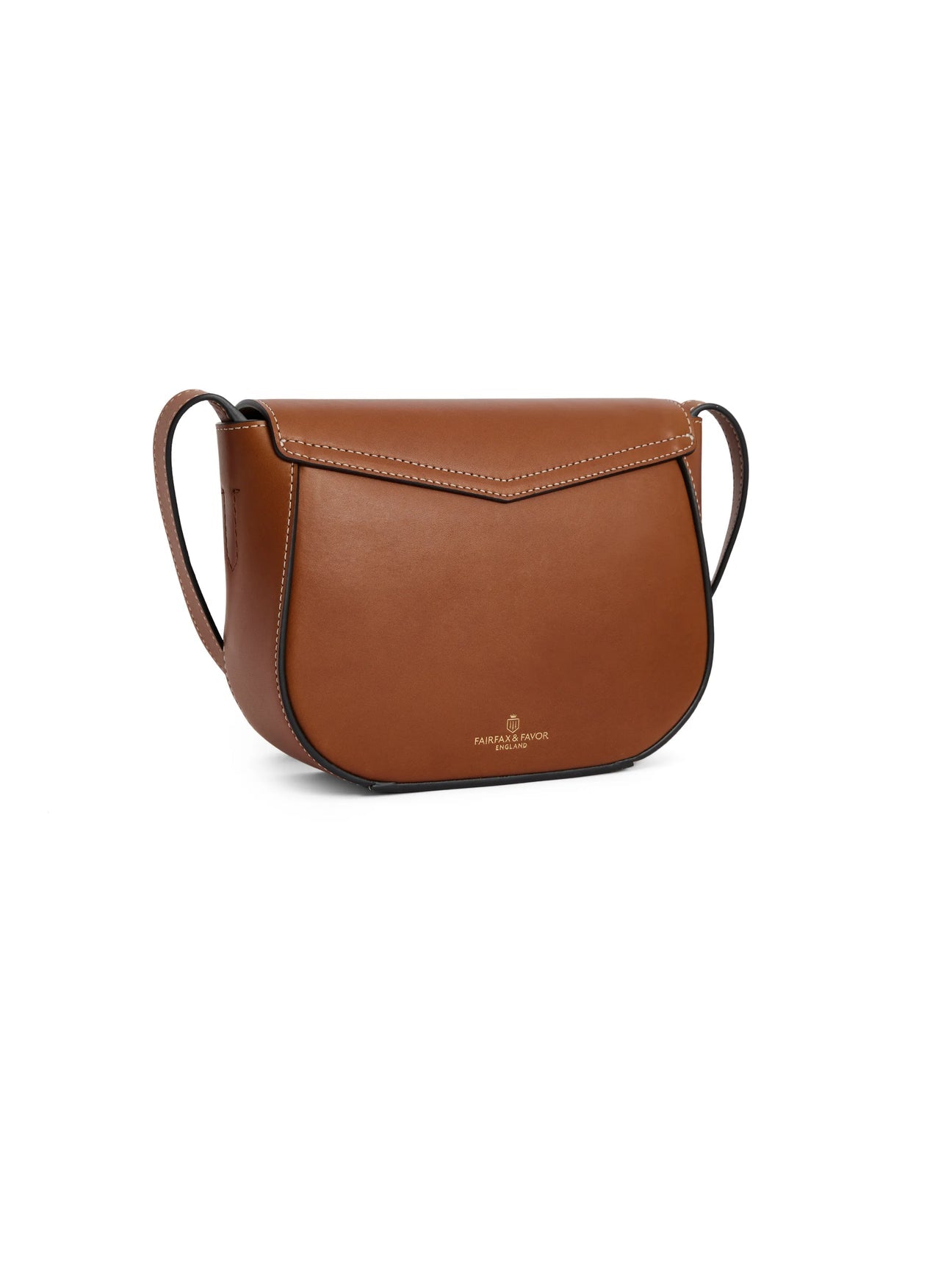 Blenheim Tan Leather Saddle Bag