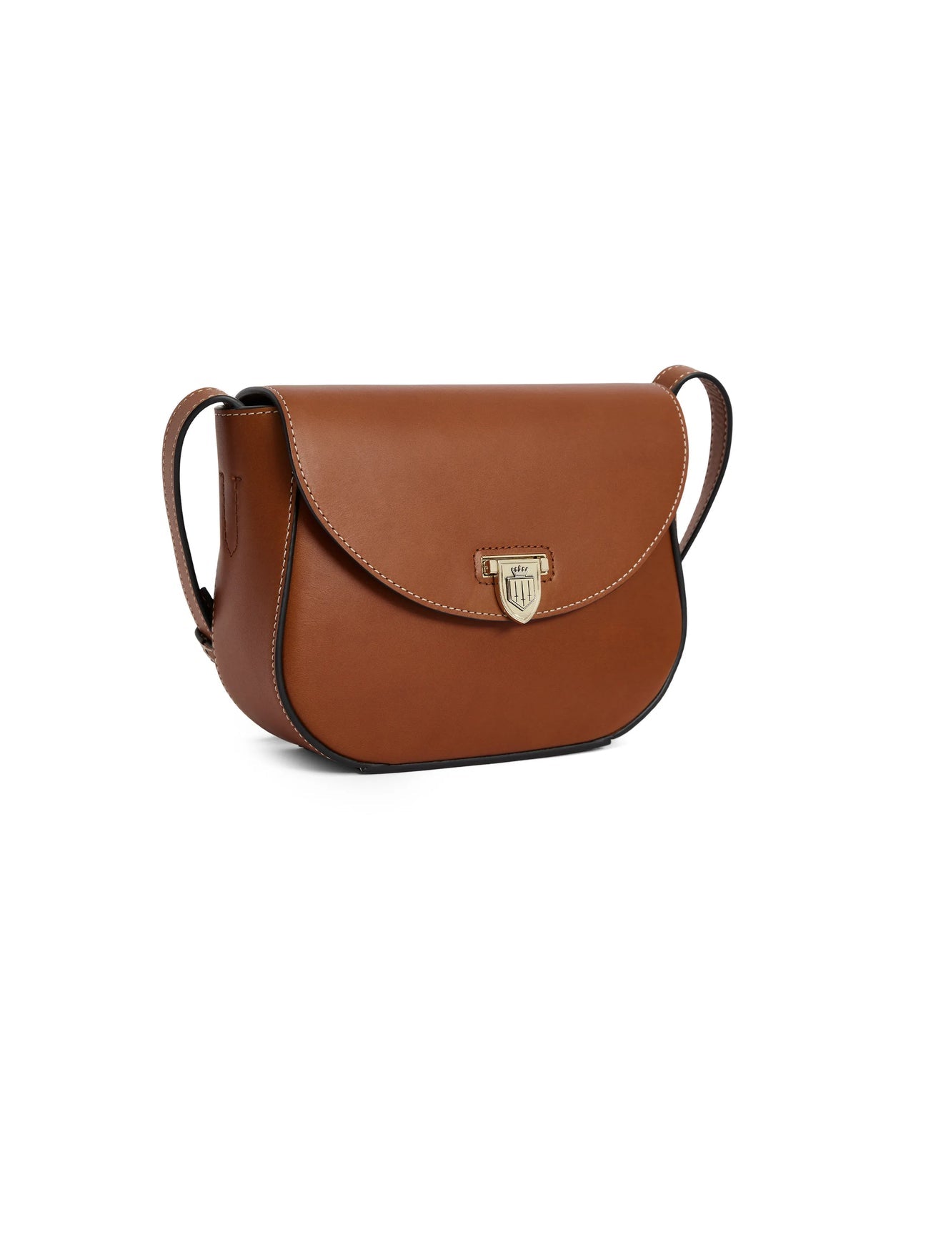 Blenheim Tan Leather Saddle Bag