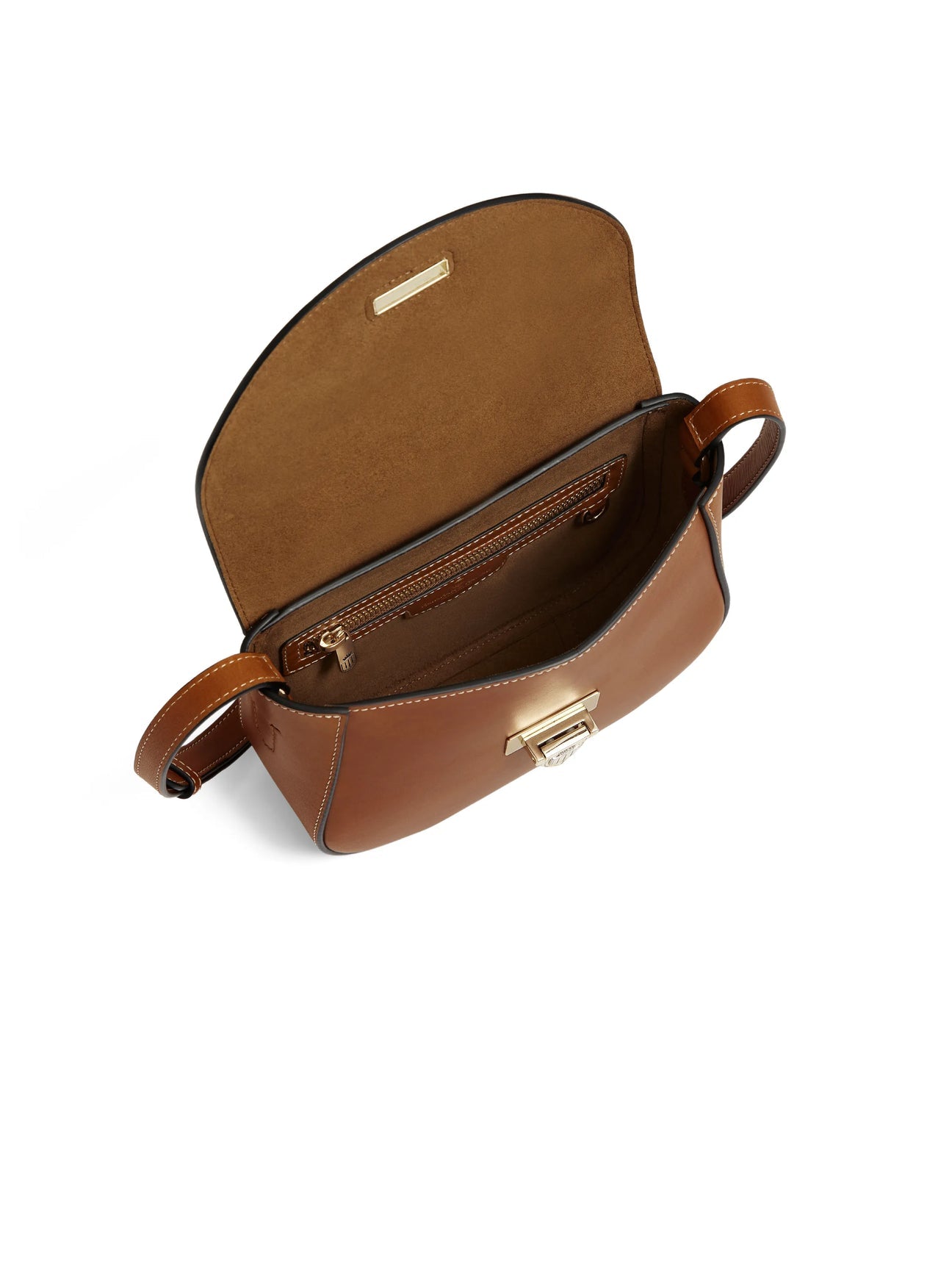 Blenheim Tan Leather Saddle Bag