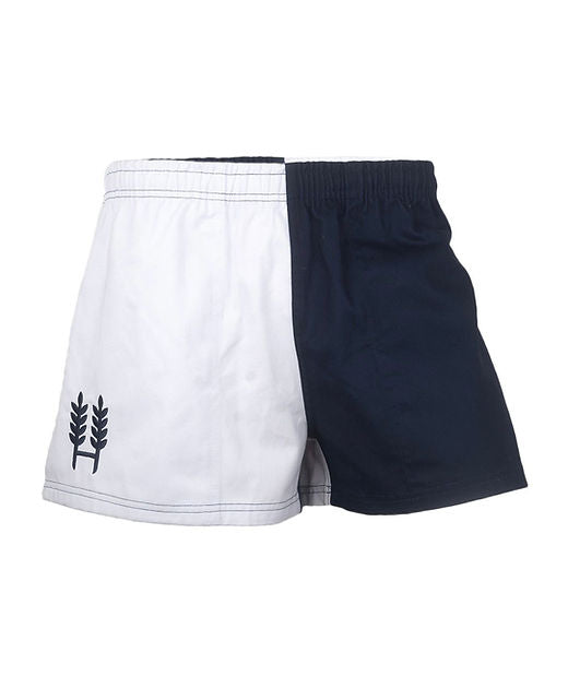 White/Navy Harlequin Shorts