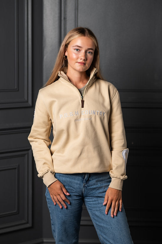 Tidal Quarter Zip Sand Stone