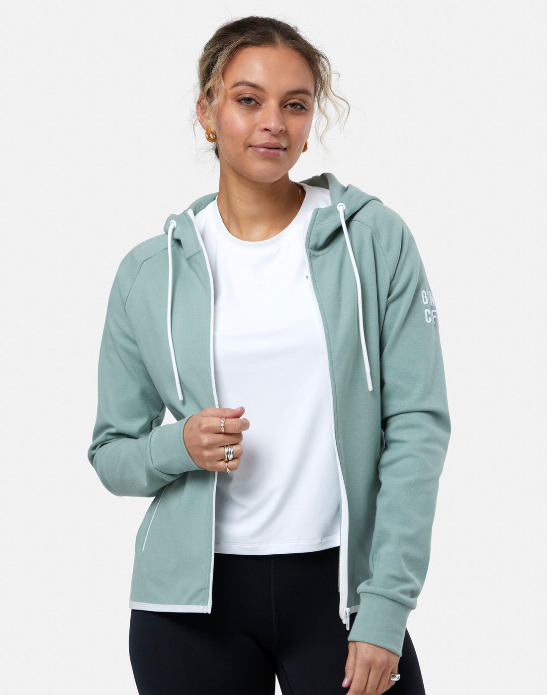 Chill Zip Hoodie Summer Green