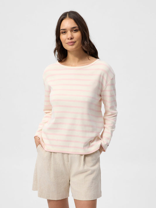 Claudia T-shirt Rose Pastle Stripe